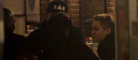 Miley Cyrus con Dj Afrojack en Amsterdam