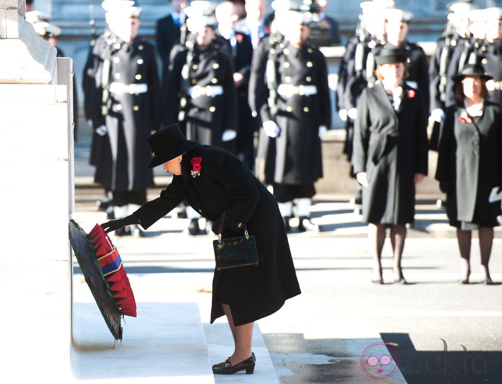 La Reina Isabel en el Día de los Caídos 2013