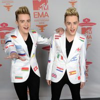 Jedward en los MTV Europe Music Awards 2013