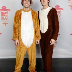 Ylvis en la alfombra roja de los MTV EMA 2013