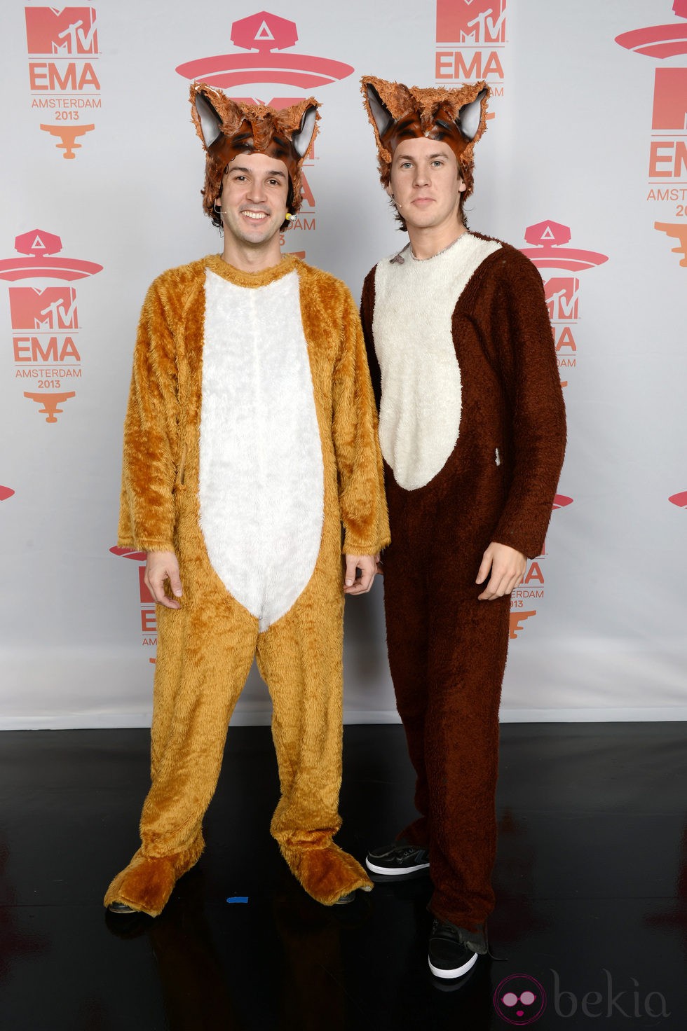 Ylvis en la alfombra roja de los MTV EMA 2013