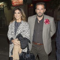 Raquel Bollo y Miguel Temprano en una fiesta de la Fábrica de la Tele