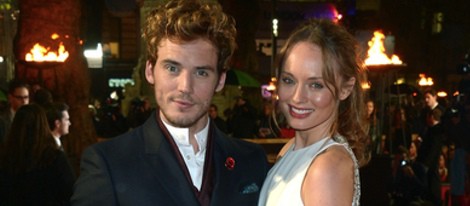 Sam Claflin y Laura Haddock en el estrno mundial de 'Los Juegos del Hambre: En llamas'