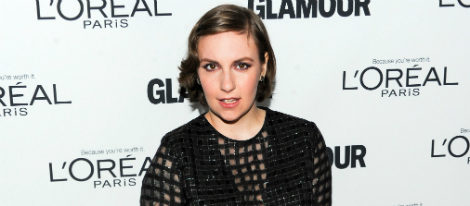 Lena Dunham en los premios Glamour Mujer del Año 2013 en Nueva York