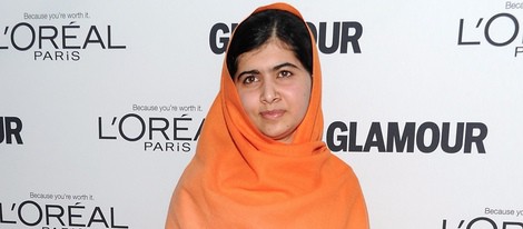 Malala en los premios Glamour Mujer del Año 2013 en Nueva York