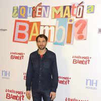 Julián Villagrán en la presentación de '¿Quién mató a Bambi?' en Madrid