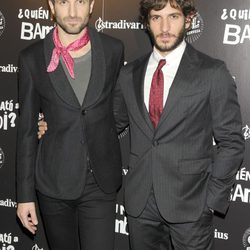 Julián Villagrán y Quim Gutiérrez en el estreno de '¿Quién mató a Bambi?' en Madrid