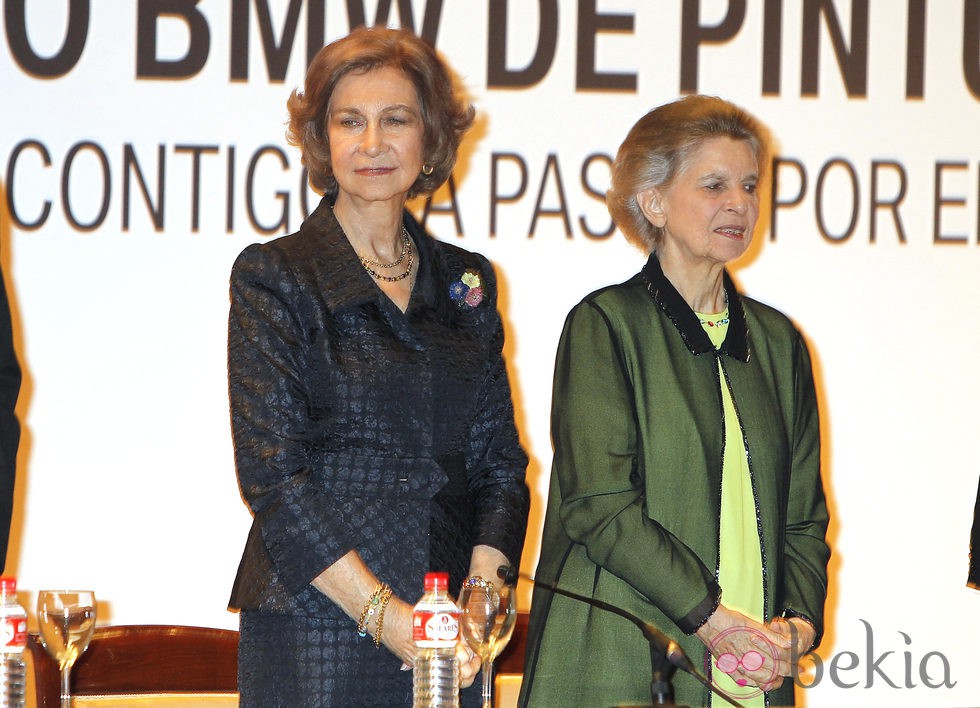 La Reina Sofía e Irene de Grecia en la ceremonia de entrega del Premio BMW de Pintura