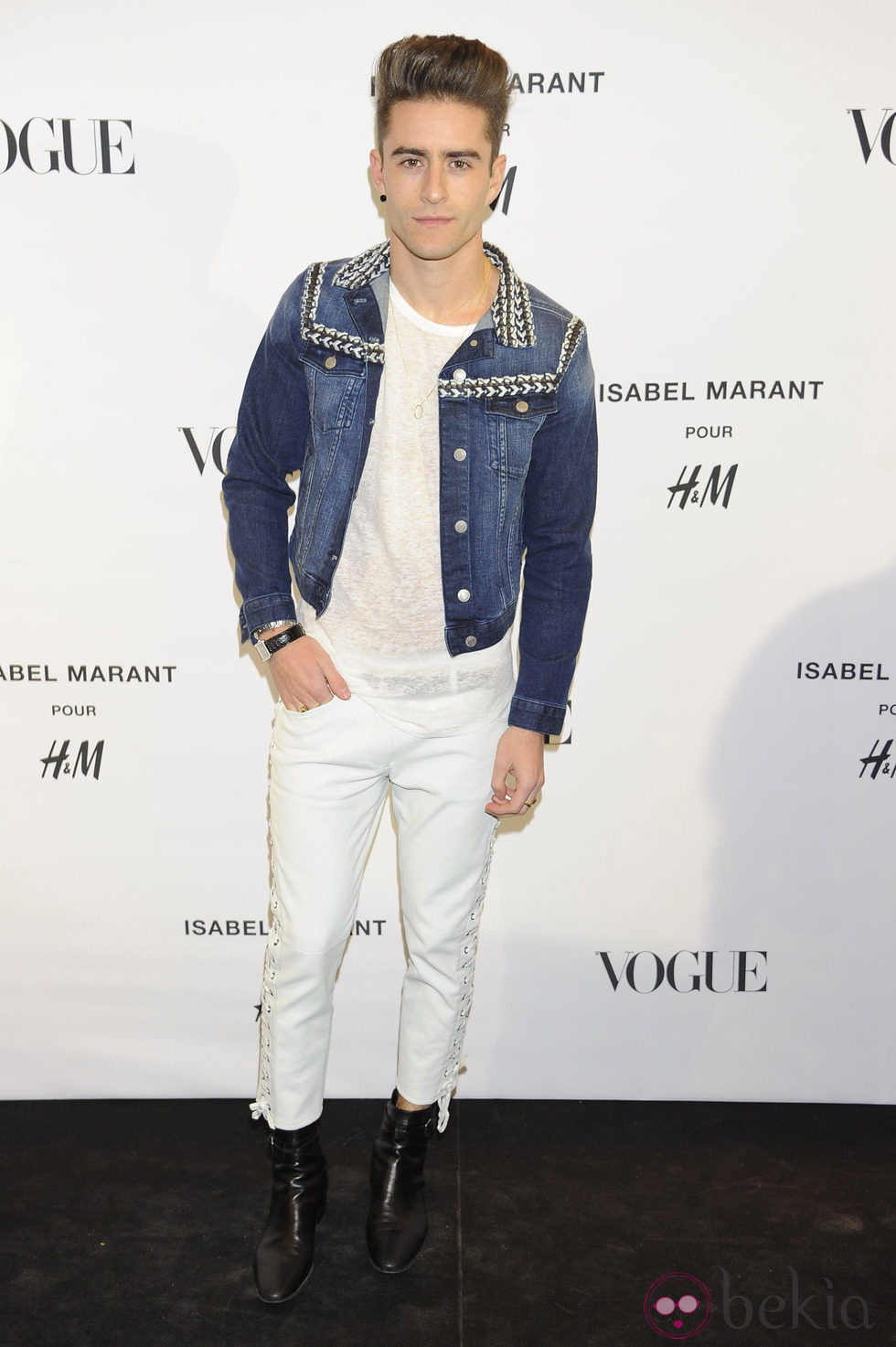 Pelayo Díaz en la presentación de la nueva colección de Isabel Marant para H&M