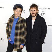 Rubén Ochandiano y Roi en la presentación de la colección de Isabel Marant para H&M