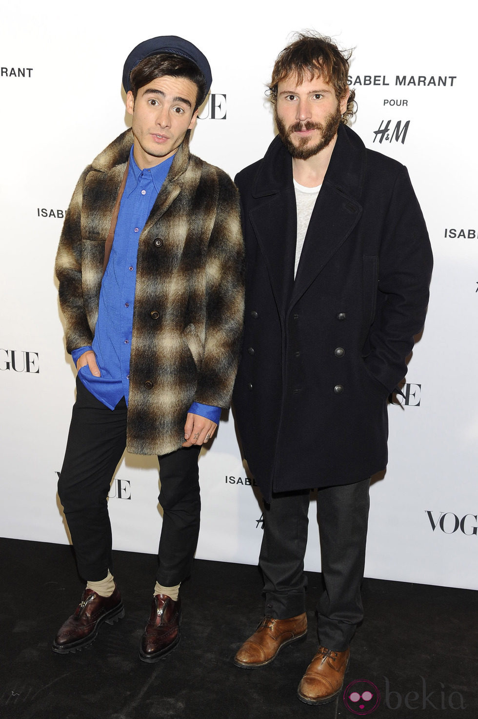 Rubén Ochandiano y Roi en la presentación de la colección de Isabel Marant para H&M