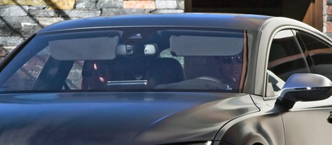 Fernando Verdasco y Ana Boyer saliendo de comer del restaurante de los padres del tenista