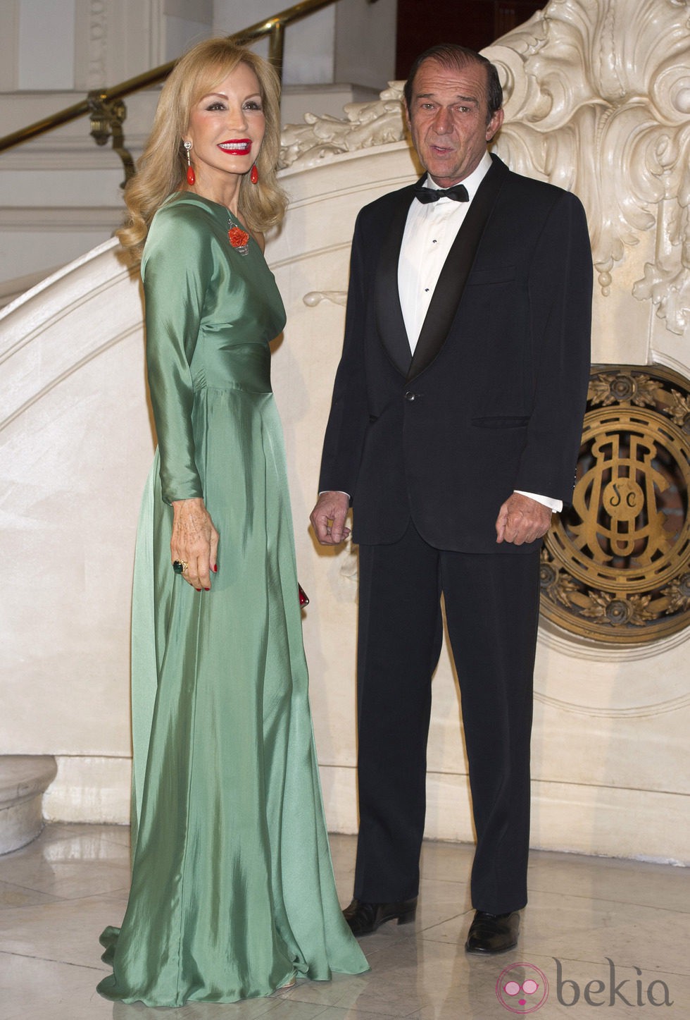 Carmen Lomana y Antonio Gutiérrez Marcet en la gala benéfica contra el cáncer organizada por Ralph Lauren