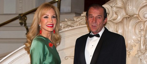 Carmen Lomana y Antonio Gutiérrez Marcet en la gala benéfica contra el cáncer organizada por Ralph Lauren