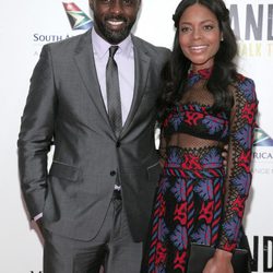 Idris Elba y Naomie Harris en el estreno de 'Mandela, del mito al hombre' en Nueva York