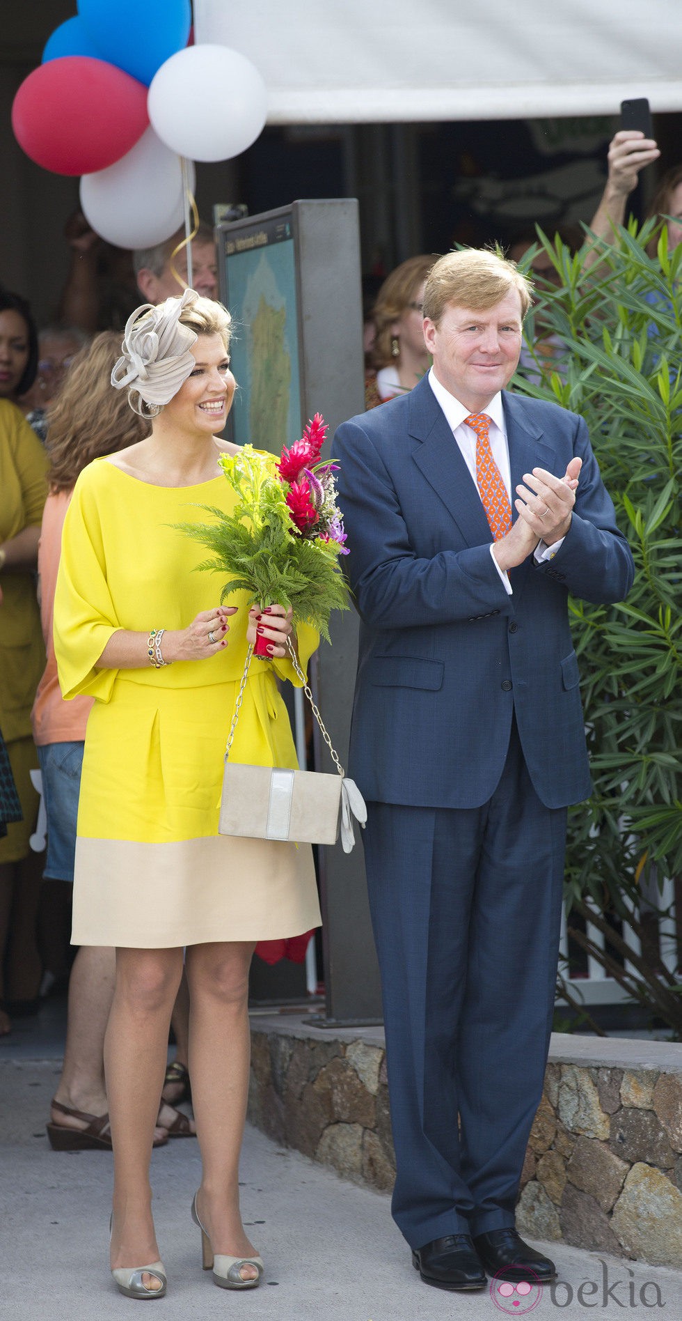 Guillermo Alejandro y Máxima de Holanda en Saba