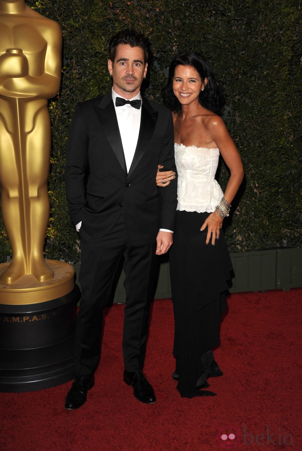 Colin Farrell y Claudine Farrell en la ceremonia de entrega de los Governors Awards 2013