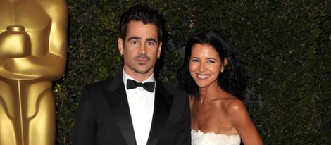 Colin Farrell y Claudine Farrell en la ceremonia de entrega de los Governors Awards 2013