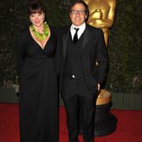 Janet Grillo y David O. Russell en la ceremonia de entrega de los Governors Awards 2013