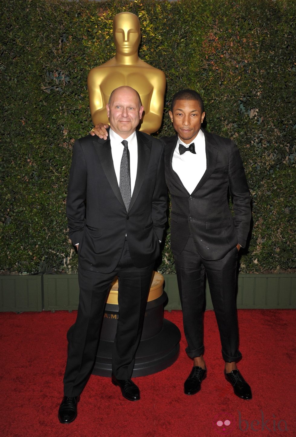 Chris Meledandri y Pharrell Williams en la ceremonia de entrega de los Governors Awards 2013