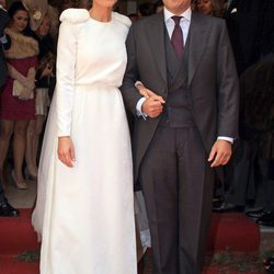 Juan Ignacio Zoido Alcázar y Arantxa Díaz Ordóñez el día de su boda