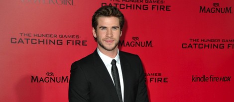 Liam Hemsworth en el estreno de 'Los Juegos del Hambre: En llamas' en Los Angeles