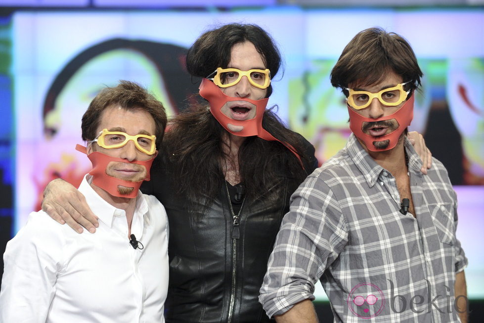 Pablo Motos, Mario Vaquerizo y Hugo Silva en 'El Hormiguero'