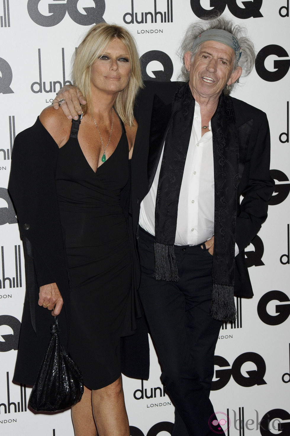 Keith Richards y Patti Hansen en los Premios GQ 'Hombres del Año' 2011