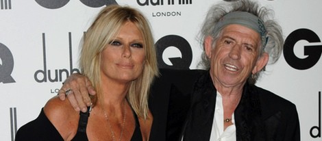 Keith Richards y Patti Hansen en los Premios GQ 'Hombres del Año' 2011