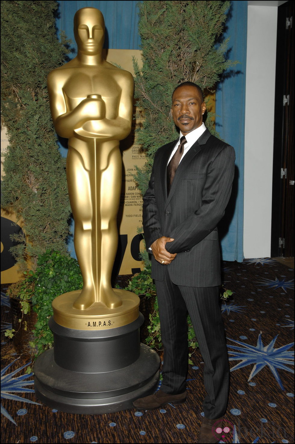 Eddie Murphy durante el lunch de los nominados a los Oscar 2007