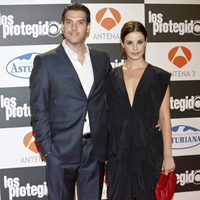 Javier Mora y Marta Torné en el estreno de la tercera temporada de 'Los Protegidos'