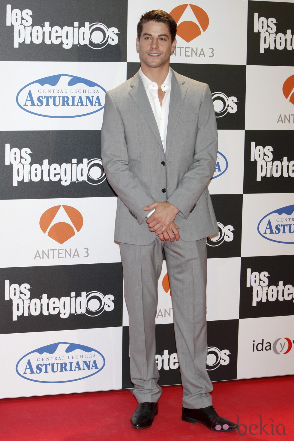 Luis Fernández en el estreno de la tercera temporada de 'Los Protegidos'