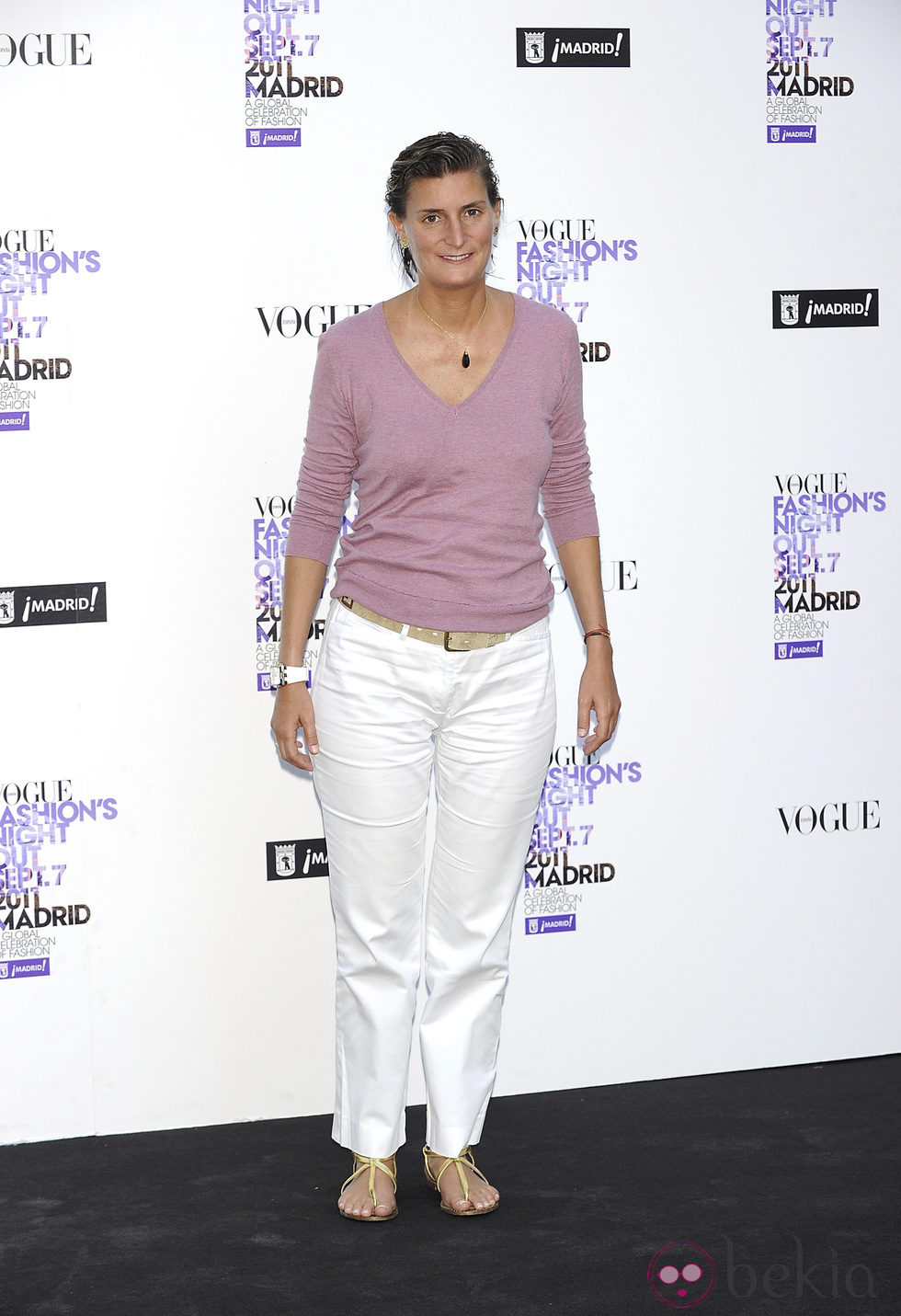 María Zurita en la Vogue Fashion's Night Out 2011