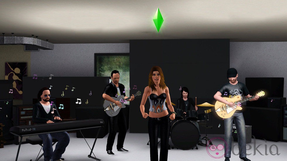 La Oreja de Van Gogh convertidos en Sims en 'La niña que llora en tus fiestas'