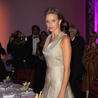 La Princesa Charlene en la gala Montblanc celebrada en Mónaco