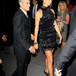 George Clooney y su novia Stacy Keibler en el Festival de Cine de Toronto