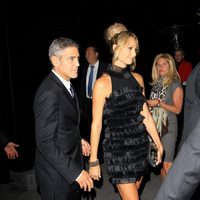 George Clooney y su novia Stacy Keibler en el Festival de Cine de Toronto