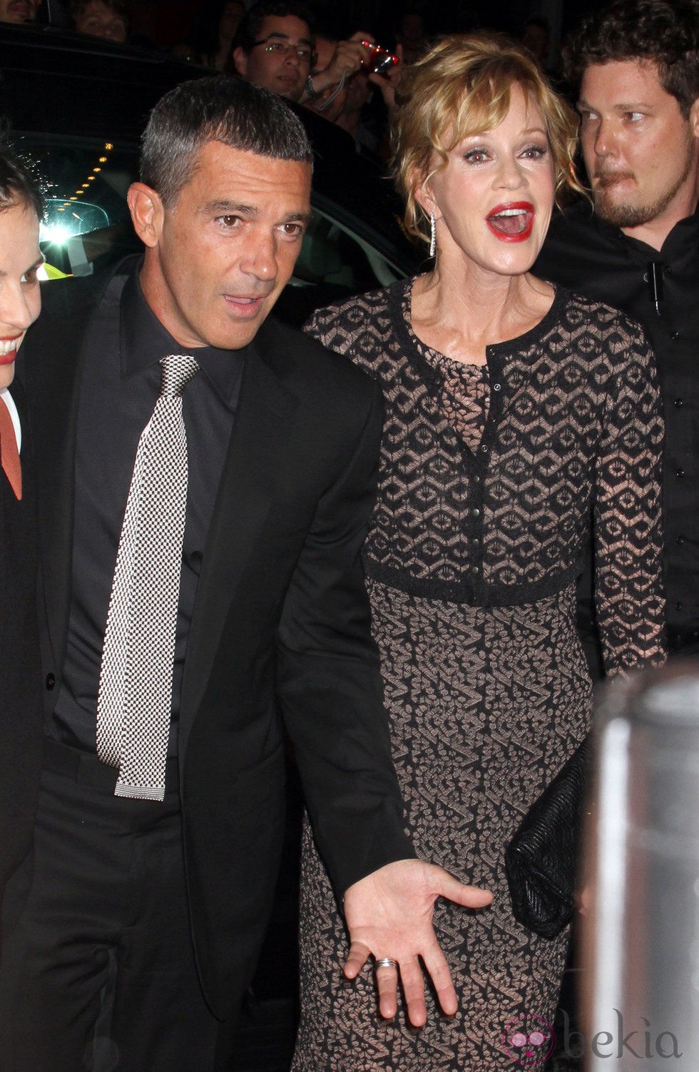 Antonio Banderas y Melanie Griffith, de promoción en Toronto