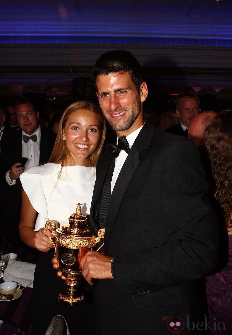 Jelena Ristic, la novia de Djokovic en Wimbledon 