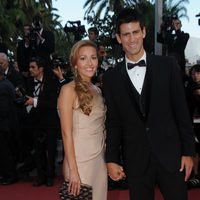 Djokovic y su novia Jelena Ristic derrochan glamour en el Festival de Cannes