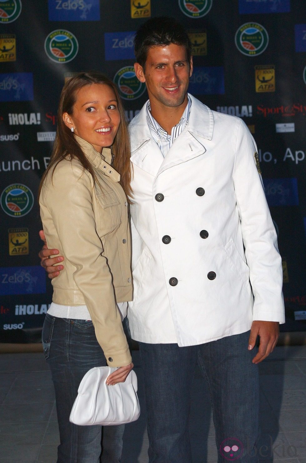 Jelena Ristic, fan incondicional de su novio Djokovic