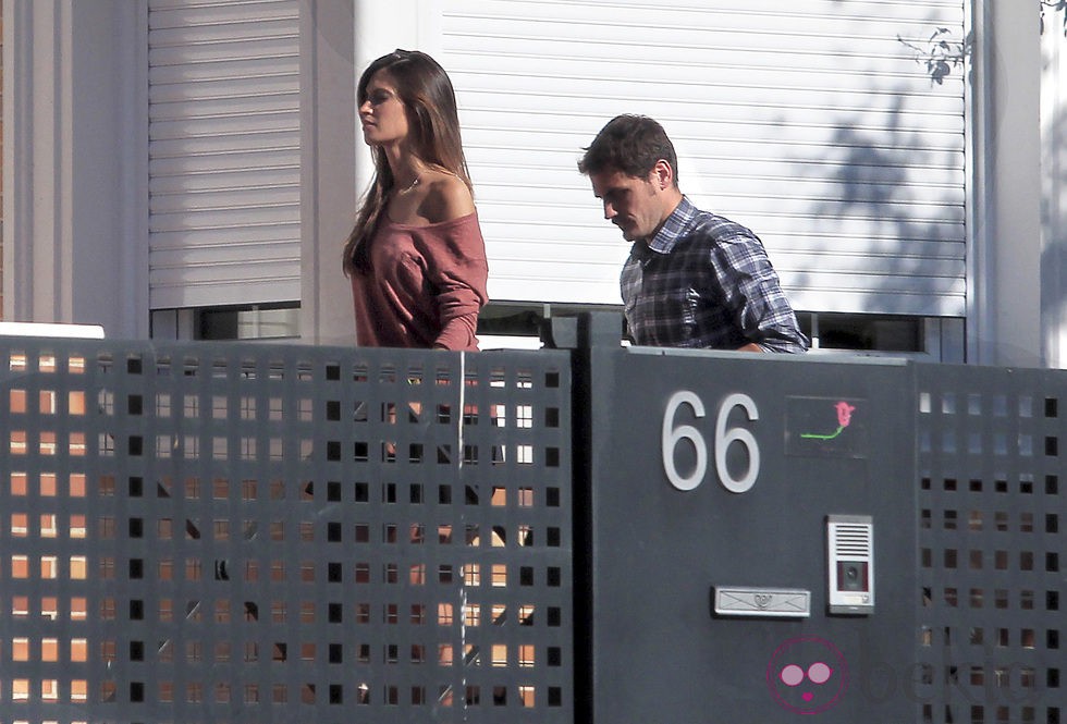 Sara Carbonero e Iker Casillas en su casa de Boadilla