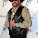 Hank Williams Jr en un partido de fútbol americano en Miami