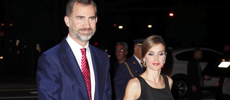 Los Príncipes Felipe y Letizia en la cena de la Fundación España-Florida en Miami