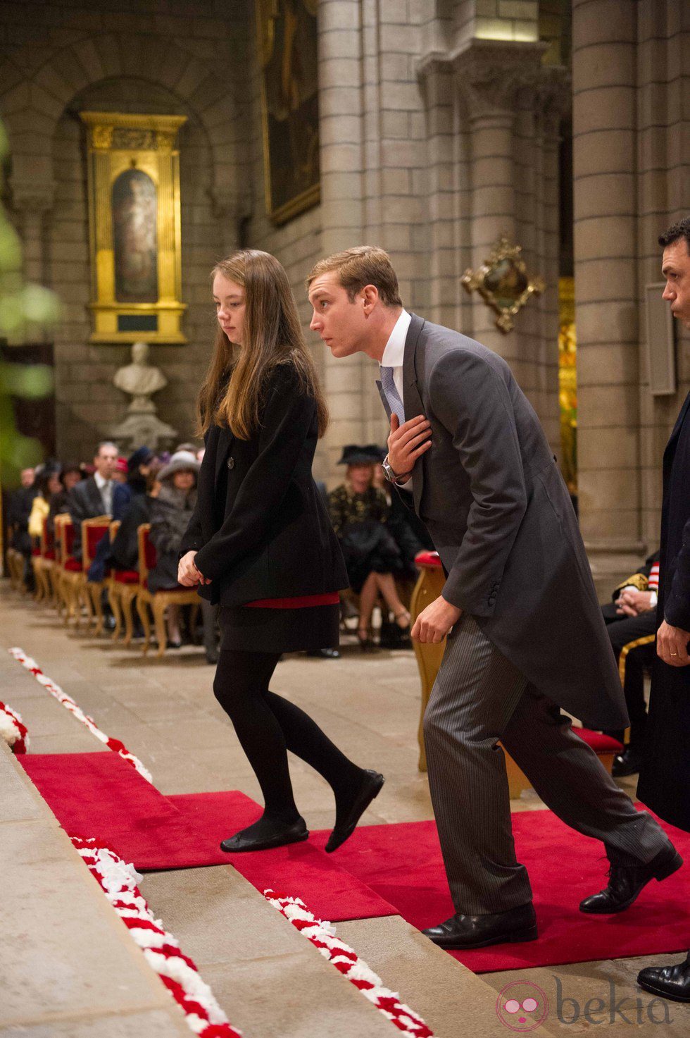 Alexandra de Hannover y Pierre Casiraghi en el Día Nacional de Mónaco 2013