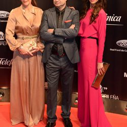 Samantha Vallejo Nájera, Pepe Rodríguez y Eva González en los Premios Ondas 2013