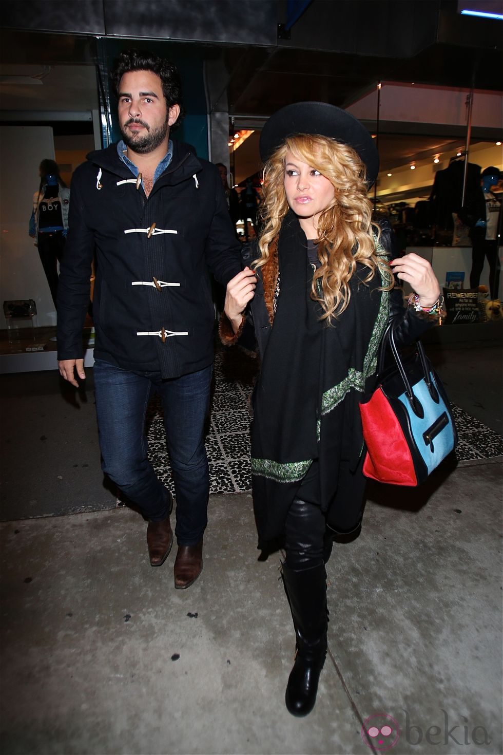 Paulina Rubio y Gerardo Bazúa en Los Angeles