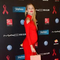 Vanesa Lorenzo luce embarazo en la gala contra el Sida 2013