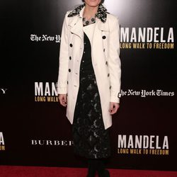 Olivia Palermo en la proyección de 'Nelson Mandela, del mito al hombre' en Nueva York