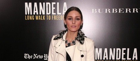 Olivia Palermo en la proyección de 'Nelson Mandela, del mito al hombre' en Nueva York